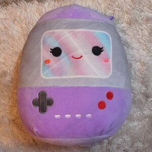 Purple and Gray Plush Robot Toy